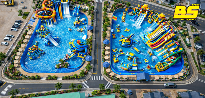 start inflatable water park business